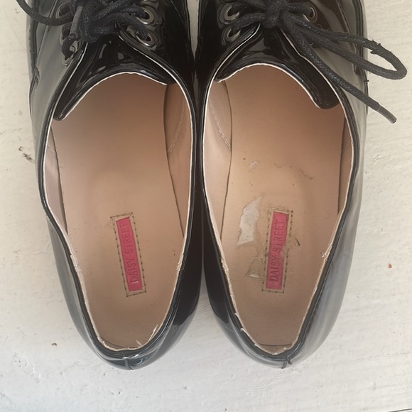 Daisy street faux patent leather flats size 38 or 7.5 - Picture 6 of 7